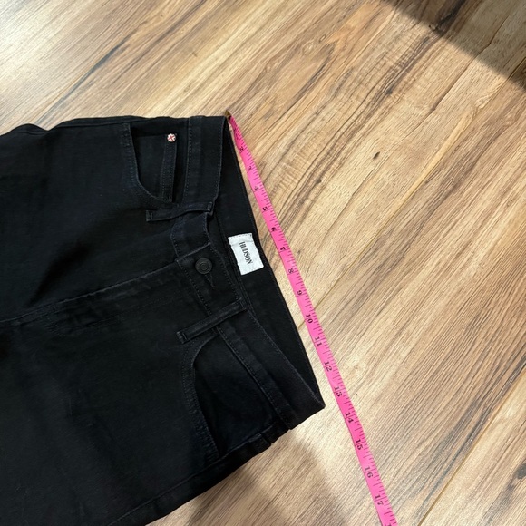 HUDSON Jeans Rosalie Black Rinse High-Rise Wide Leg Ankle Jean - Picture 9 of 10